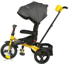 Дитячий триколісний велосипед Lorelli Jaguar Eva Black&Yellow